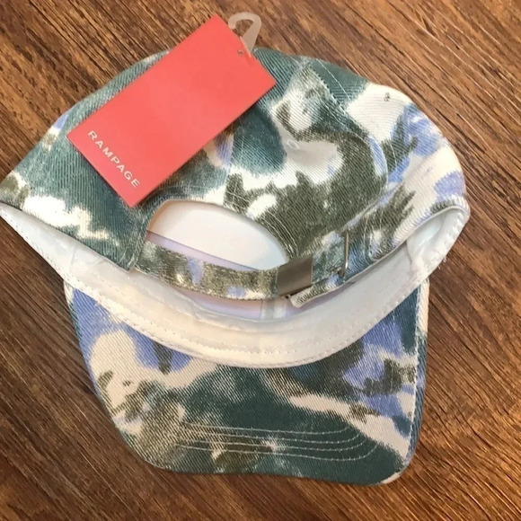 Rampage Baseball Cap Denim Tie Dye New - Picture 4 of 9